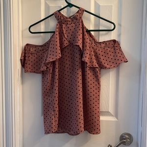 Lily White Open Shoulder Blouse